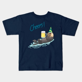 Otter Cheers Beer Kids T-Shirt